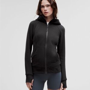 lululemon athletica full zip hoodie, black